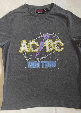 Футболка ac/dc acdc ac dc 1981 tour
