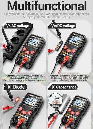 Мультиметр aneng m126 6000 измерений 10
