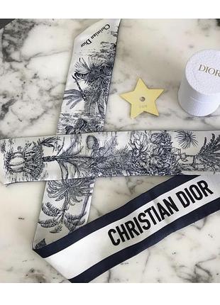 Набір шовкових стрічки хустка твіллі шовк діор dior