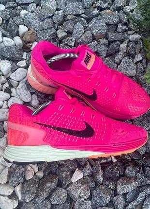 Бігові кросівки nike lunarglide 7 ‘pink foil 36-24см!