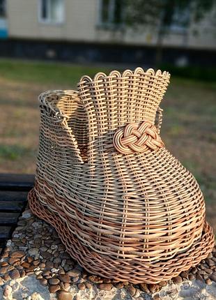 Кашпо сапог 2