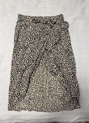 Юбка лео принт