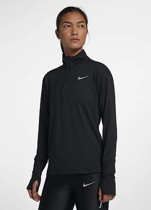 Nike running dri-fit   женская спортивная-беговая кофта/лонгслив