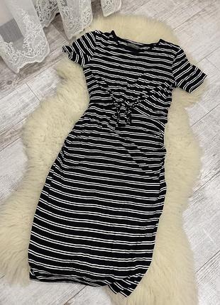 Сукня міді в смужку 👗