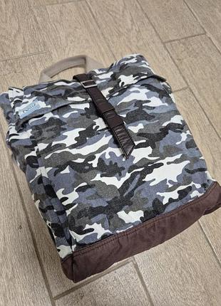 Рюкзак touch adventurer camo canvas, камуфляжный принт, кэжуал, для города.