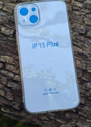 Прозорий чохол для iphone 15 plus