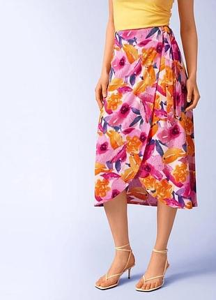 Esmara юбка с запахом длины миди s 36/38 euro
