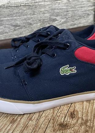 Мокасини, теніски lacoste, 44,5 розмір, 28 см