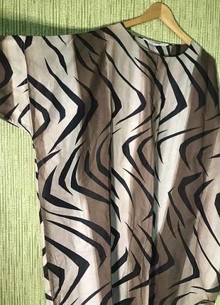 Летнее хлопковое платье мешок 3