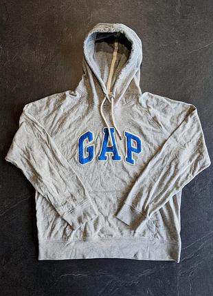 Базове чоловіче худі gap розмір xl в сірому кольорі (sk8, y2k)