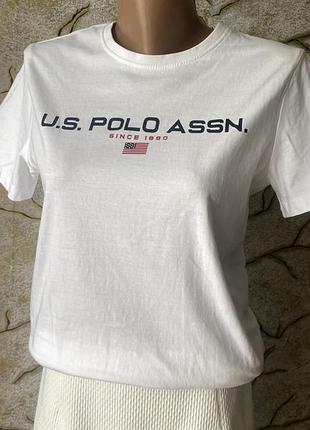 Футболка біла u.s. polo assn.
