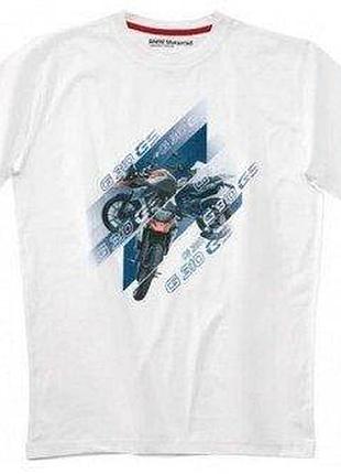 Оригинальная футболка унисекс bmw motorrad t-shirt unisex, g 310 gs, white артикул 76618392201