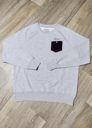 Мужской лёгкий свитшот sweat размер l-xl серый