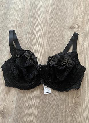 Чорний мереживний бюстгальтер primark