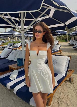 Сукня жіноча біла літня