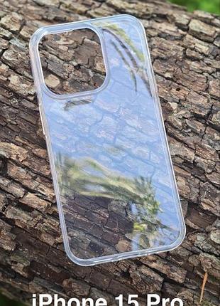 Прозорий чохол для iphone 15 pro
