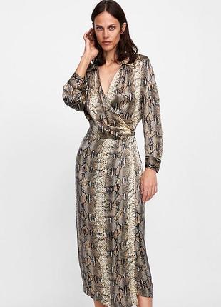 Кенія на запах в зміїний принт zara m