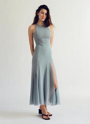 Тюлева сукня-годе zara original spain new collection