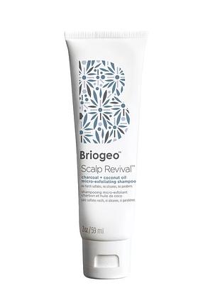 Шампунь-скраб briogeo scalp revival charcoal + coconut oil micro-exfoliating scalp scrub shampoo