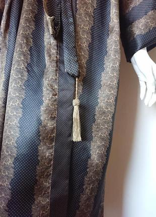 Malia винтажный длинный женский халат размер us 2 или s сделан в италии6 фото