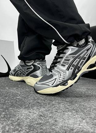 👕 asics gel-kayano 14 silver black 8