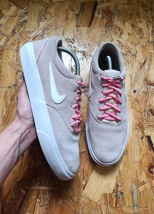 Замшевые кроссовки унисекс nike sb charge suede ct3463-602