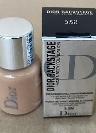 Dior backstage face & body foundation тональна основа для обличчя і тіла 5ml