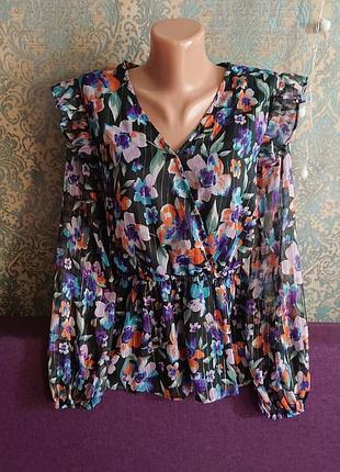 Красивая блуза в стиле бэби долл р. м блузка