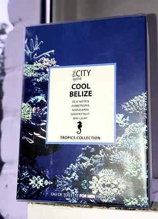 The city spirit cool belize туалетная вода морская свежая летняя мужская духи парфюм для мужчин