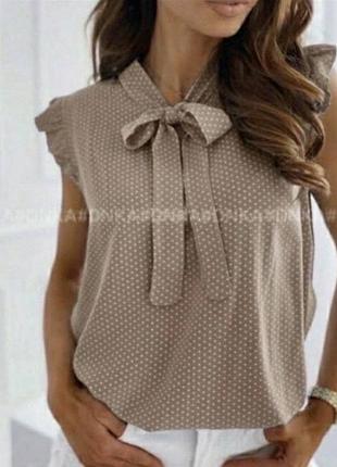 Блуза бежевий