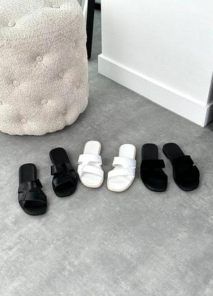 Шлепанцы натуральная кожа замша