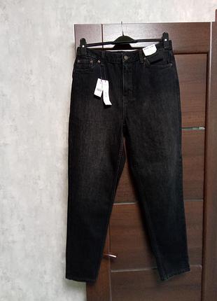 Новые брендовые коттоновые джинсы мом р.12-14(30-32).