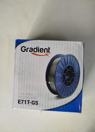 Зварювальний дріт флюсовий 0.8мм 1кг gradient