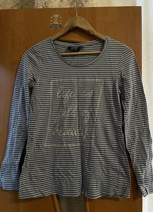 Лонгслів лонг у смужку смугастий