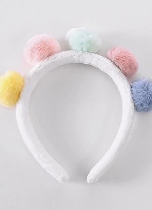 Ободок для волос, милый и ажурный, разноцветный