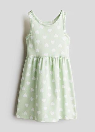 2-4/4-6/6-8/8-10 лет h&amp;m новое фирменное платье сарафан девочке сердечка