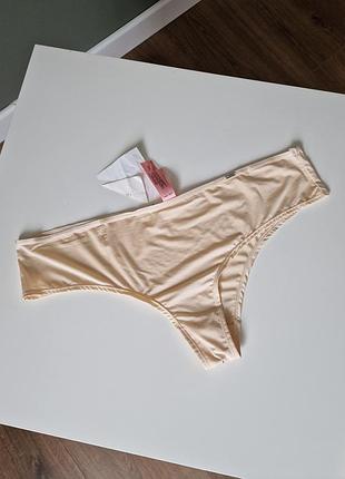 Трусики бразилиана бежевые hunkemoller xl ТВ 14 44