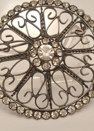 Брошь ссср серебро 875 проба звезда 1хю №152