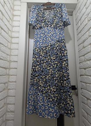 Платье долгое лето 100%вискоза