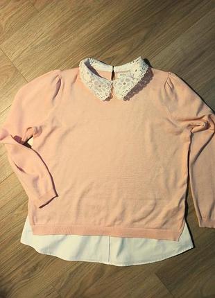 Ніжний светр імітація розмір 16