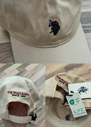 Кепка блайзер 🍊хлопок унисекс us polo assn. оригинал