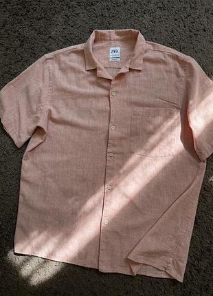 Сорочка чоловіча льон
