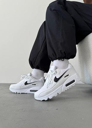 Кроссовки nike air max 90 classic white black