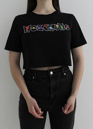 Неймовірно красива жіноча футболка moschino couture колекція pokémon