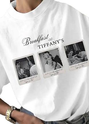 Футболка breakfast at tiffany’s