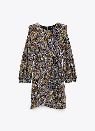 Атласне плаття в принт