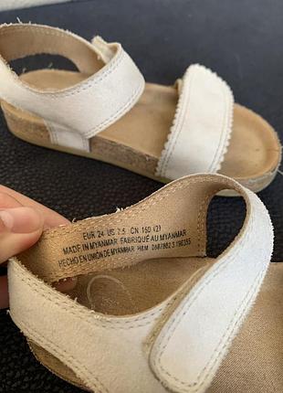Босоніжки h&m 24 15см 3