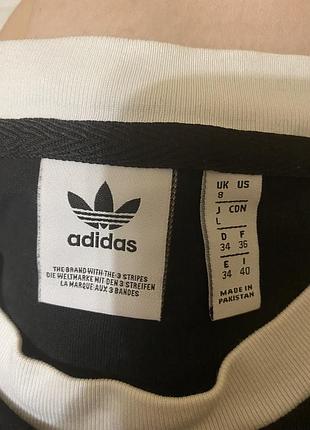 Чорна базова жіноча футболка/топ  adidas4 фото