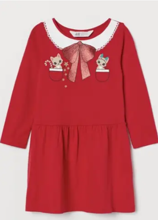 Новорічна сукня для дівчинки h&m 86, 92 р