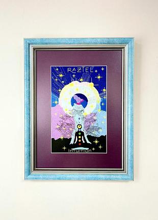 Інтуїція таро. картина-оберіг. прикраса для інтер'єру.  34х44